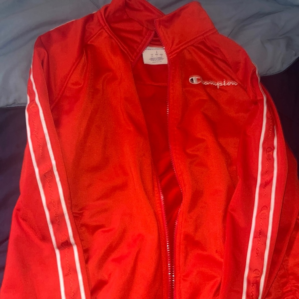 Red Champion Authentic Athleticwear Size large